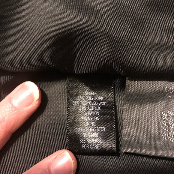 NWT Croft & barrow medium wool plaid coat - Picture 9 of 12